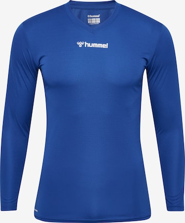 T-Shirt fonctionnel 'Essential' Hummel en bleu : devant