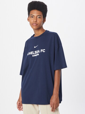 T-shirt fonctionnel 'Ess' NIKE en bleu : devant