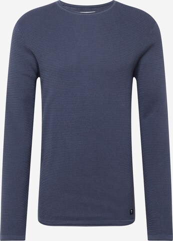 TOM TAILOR DENIM Sweater in Grey: front