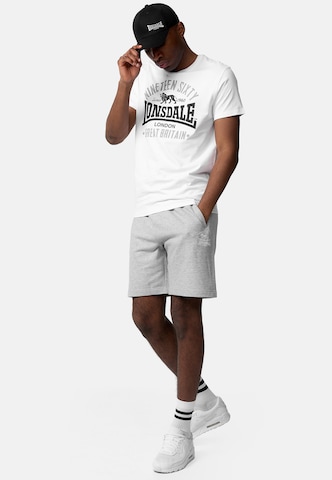 Regular Pantalon LONSDALE en gris