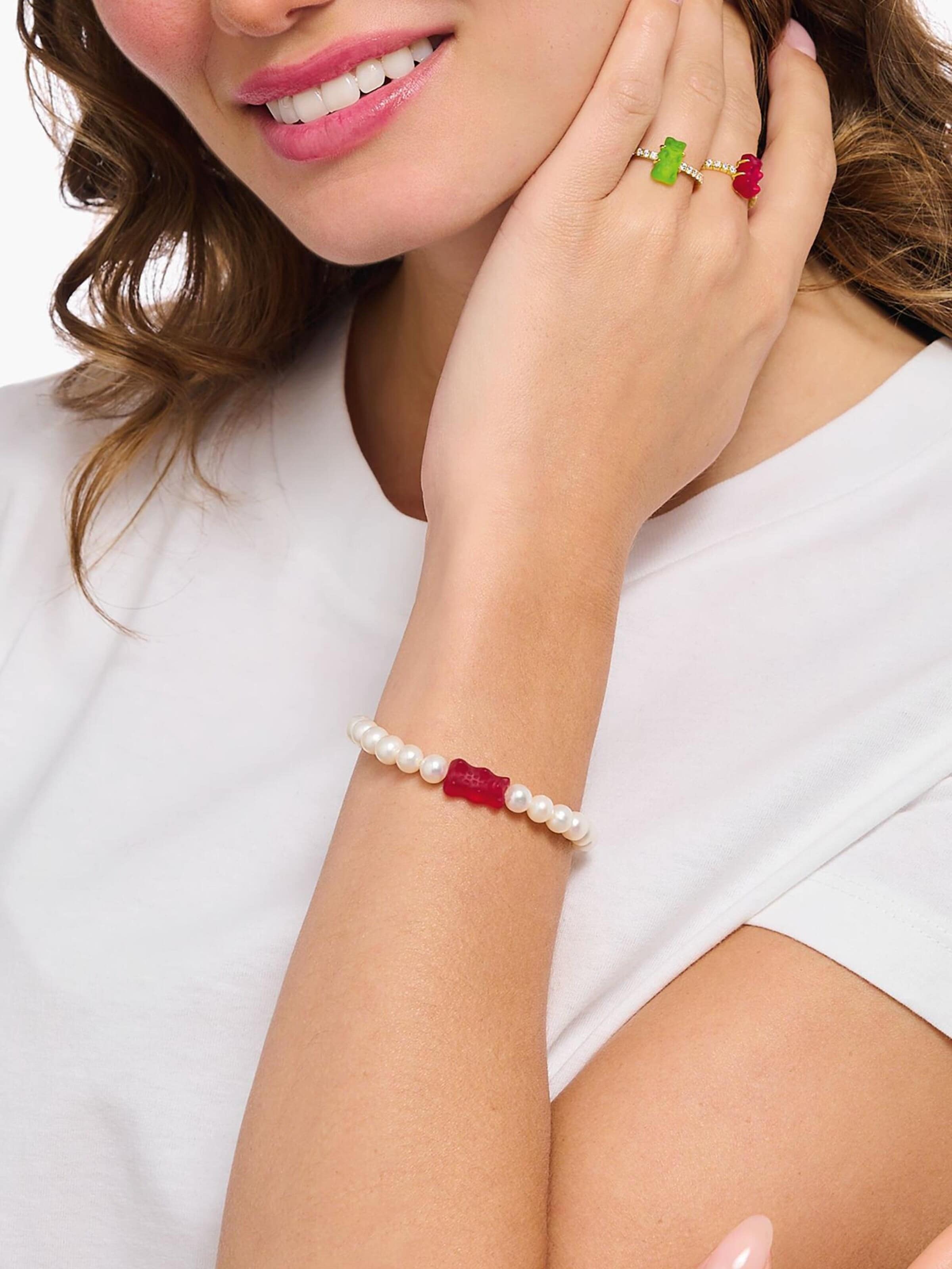 Thomas Sabo Armband 'Haribo' in Weiß: Vorderseite