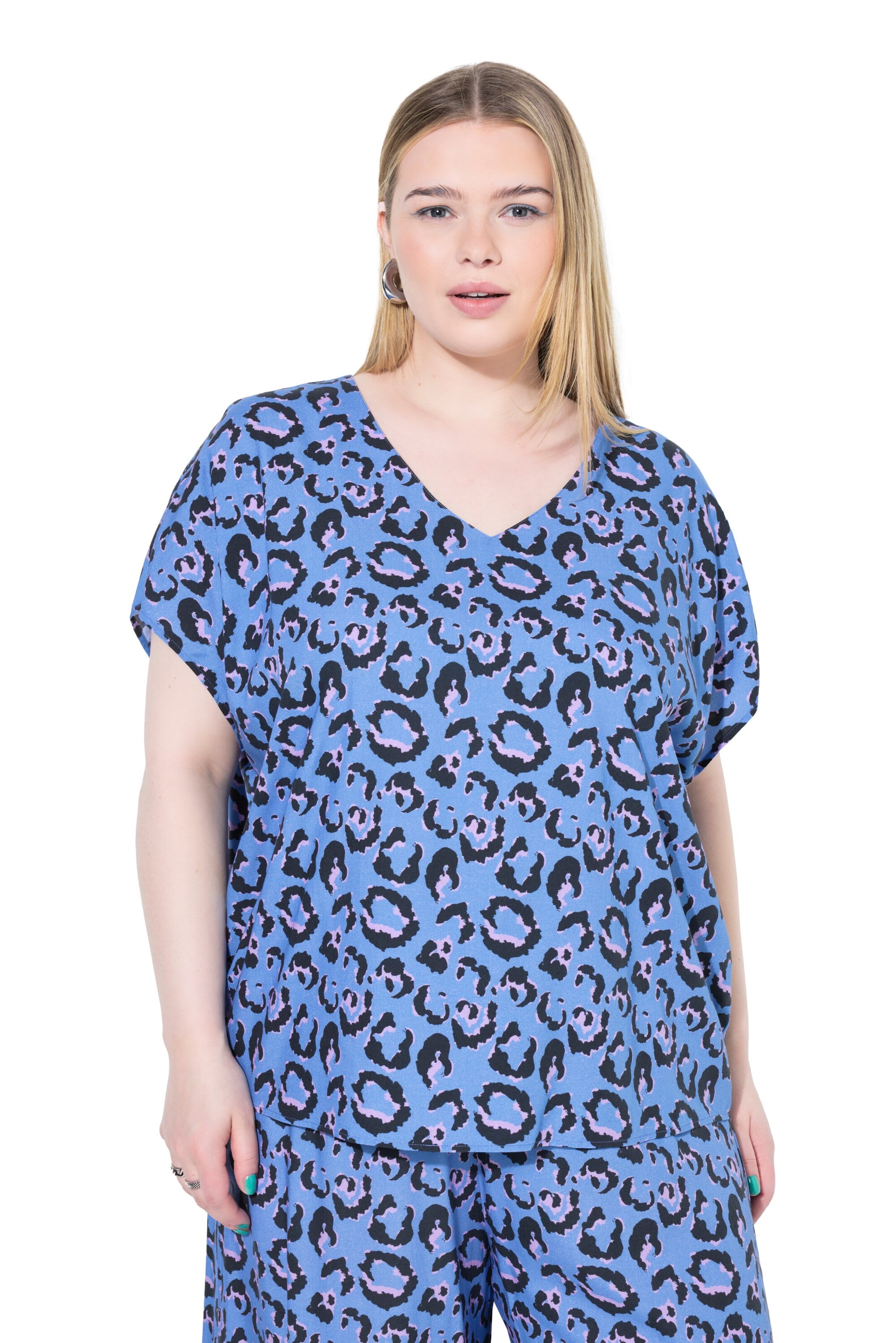 Studio Untold Bluse in Blau: Vorderseite