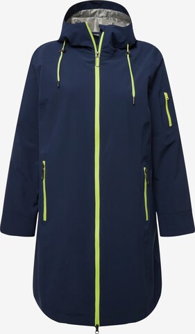 Veste fonctionnelle Ulla Popken en bleu : devant