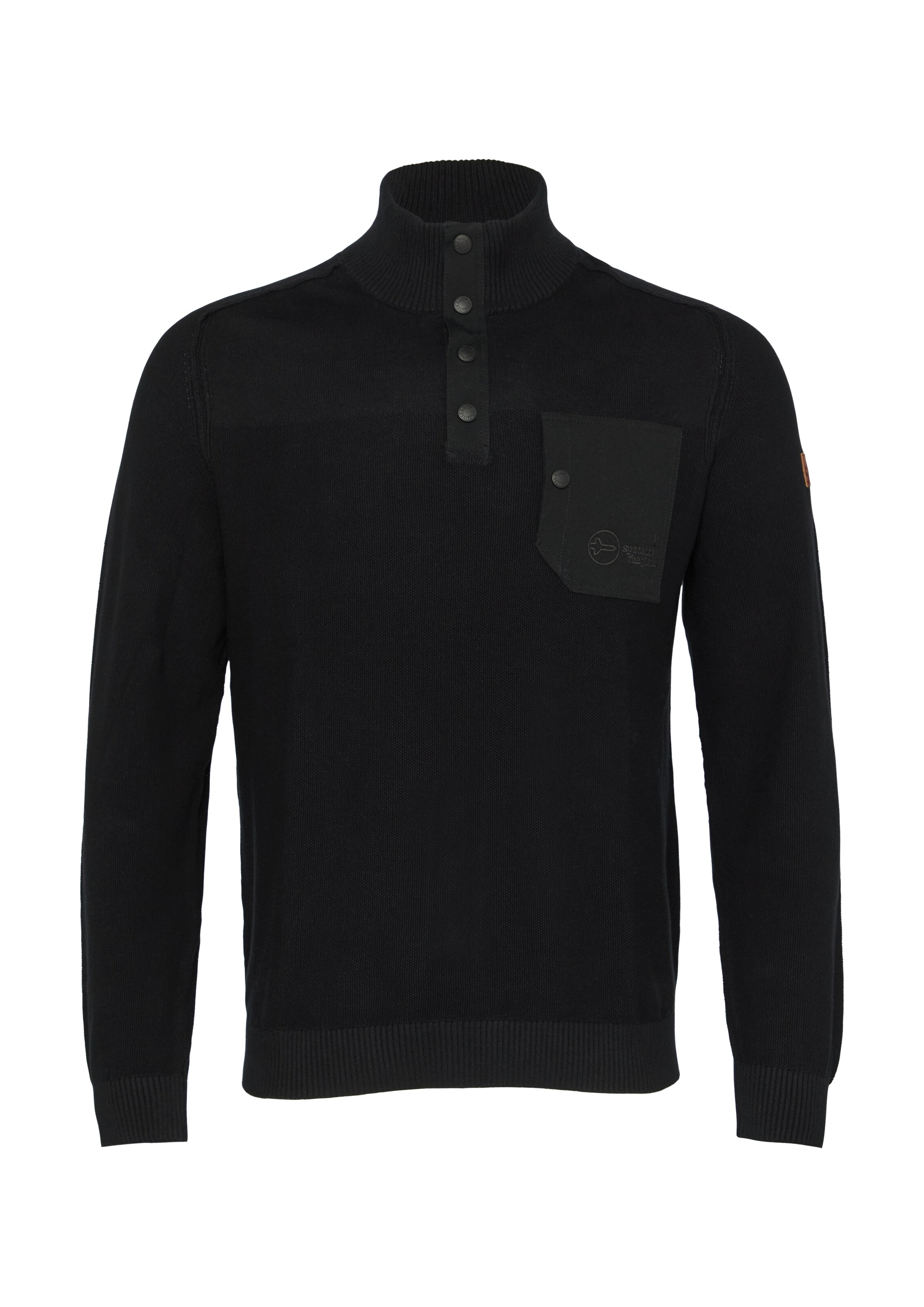 s.Oliver Pullover in Schwarz: Vorderseite