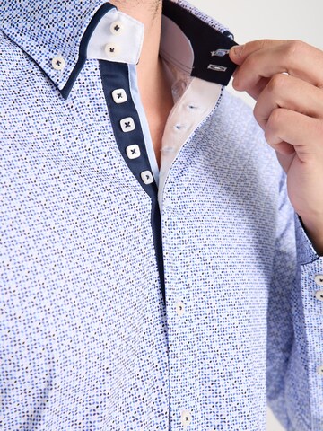 Slim fit Camicia business 'Marco Polo' di 7Camicie in bianco