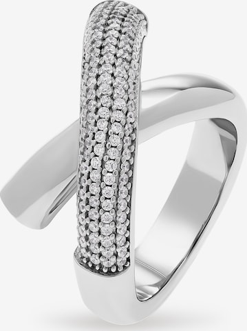 JETTE Ring in Silver: front