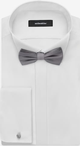 SEIDENSTICKER Bow Tie 'Schwarze Rose' in Grey