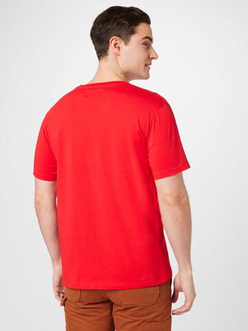 WOOD WOOD T-shirt 'Ace' i röd