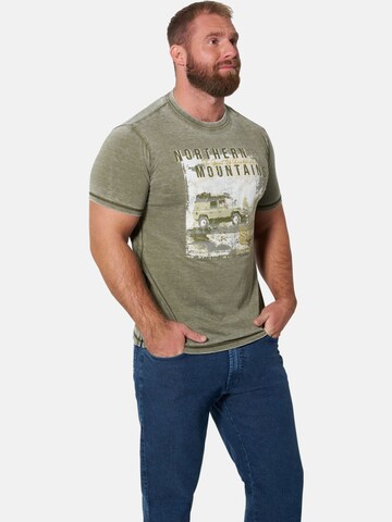 Jan Vanderstorm Shirt 'Rasik' in Green: front