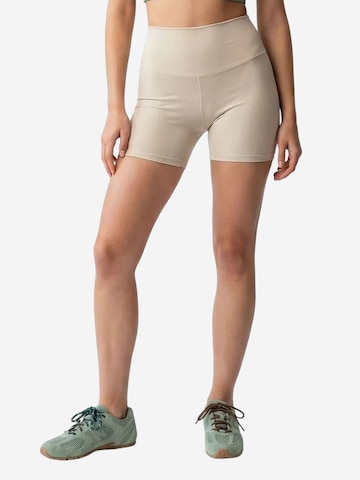 Pantalon de sport MixRay en blanc : devant