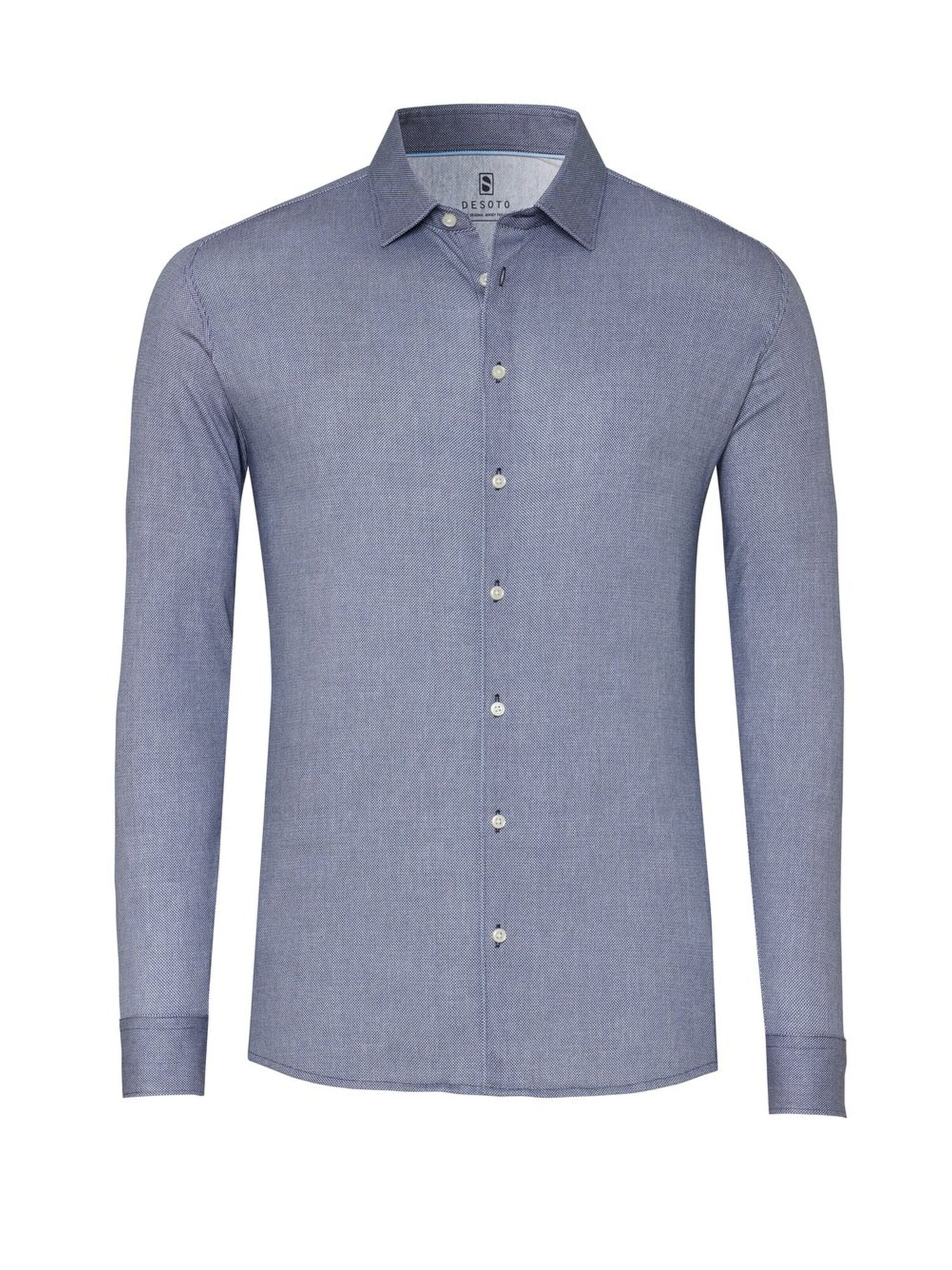 Coupe slim Chemise DESOTO en bleu : devant