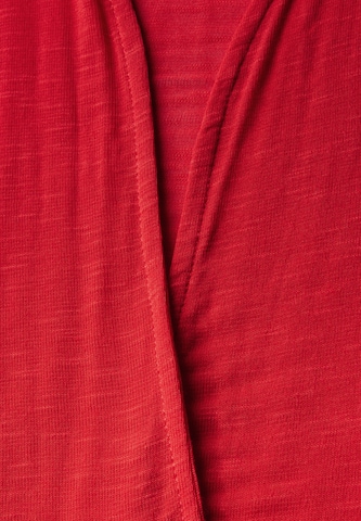 STREET ONE Knit Cardigan in Red