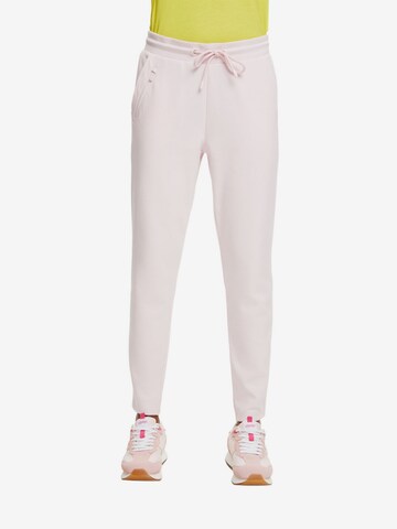 Effilé Pantalon ESPRIT en rose : devant