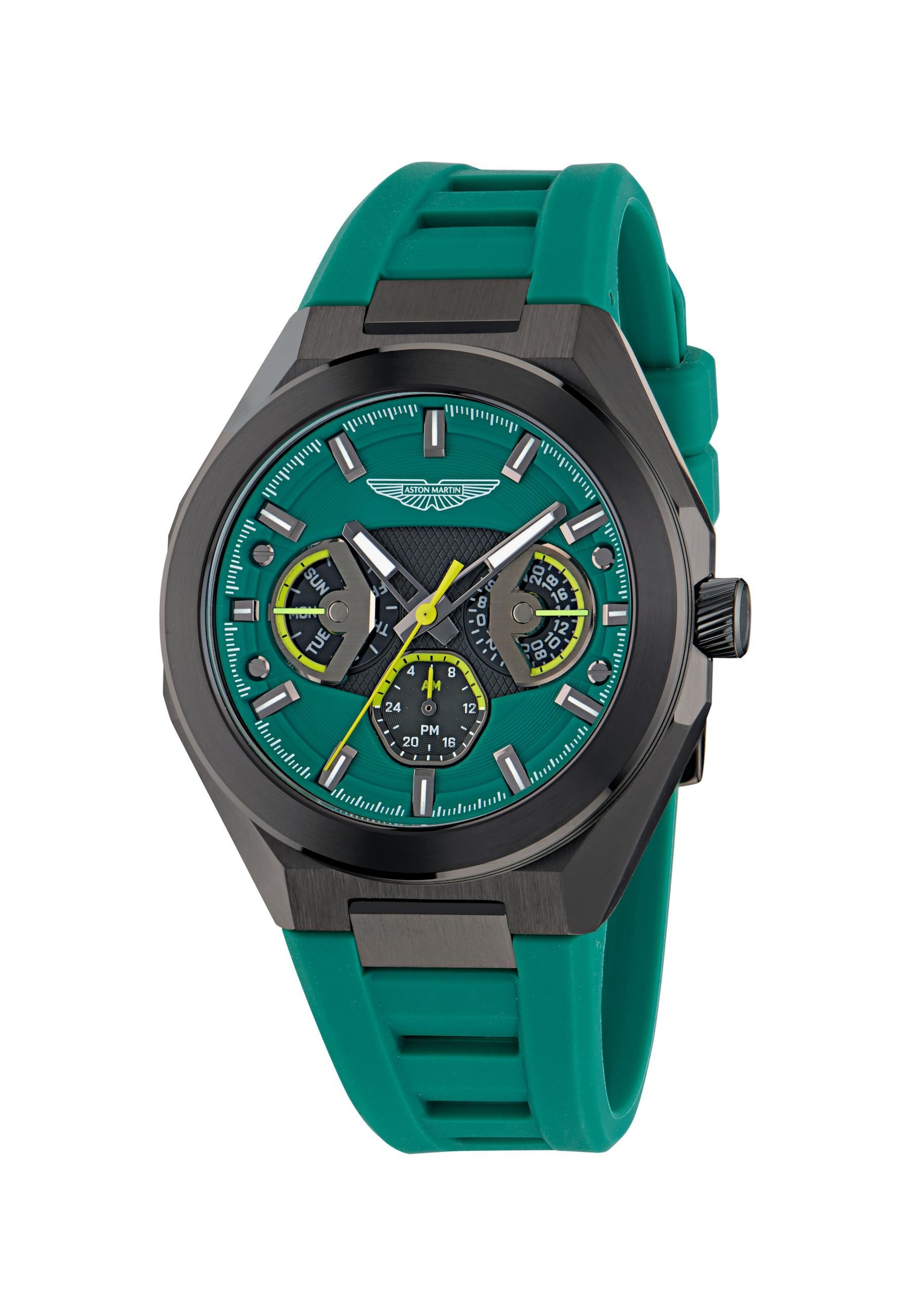 Aston Martin Analog watch in Green: front