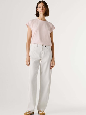 Loosefit Jean Pepe Jeans en blanc : devant