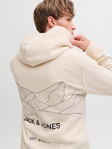 Sweat-shirt 'JJAW25' JACK & JONES en beige