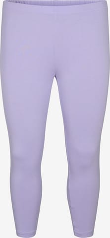 Leggings Zizzi en violet : devant