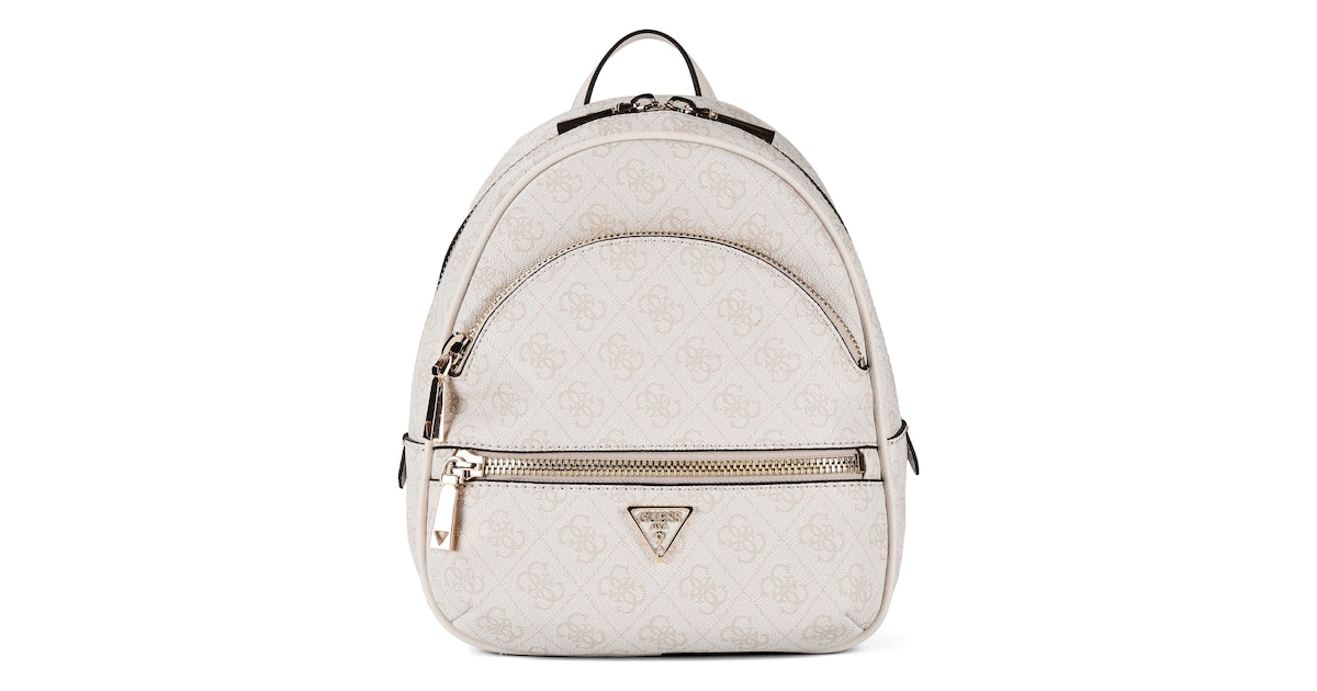 guess manhattan mini backpack Grey Logo Discover the Guess Manhattan Large BG6994330 womens backpack Brown Guess Rucksack Manhattan Brown