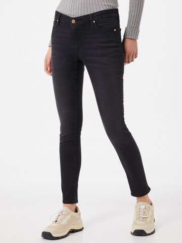 AG Jeans Skinny Jeans 'Legging Ankle' i svart: framsida