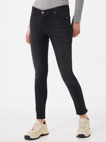 AG Jeans Skinny Jeans 'Legging Ankle' in Black: front