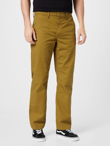 Loosefit Pantalon chino 'Authentic' VANS en vert : devant