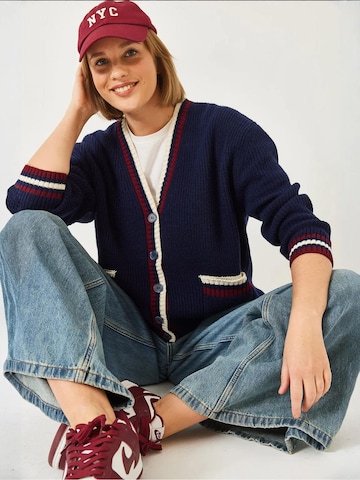 Bianco Lucci - Casaco de malha em azul