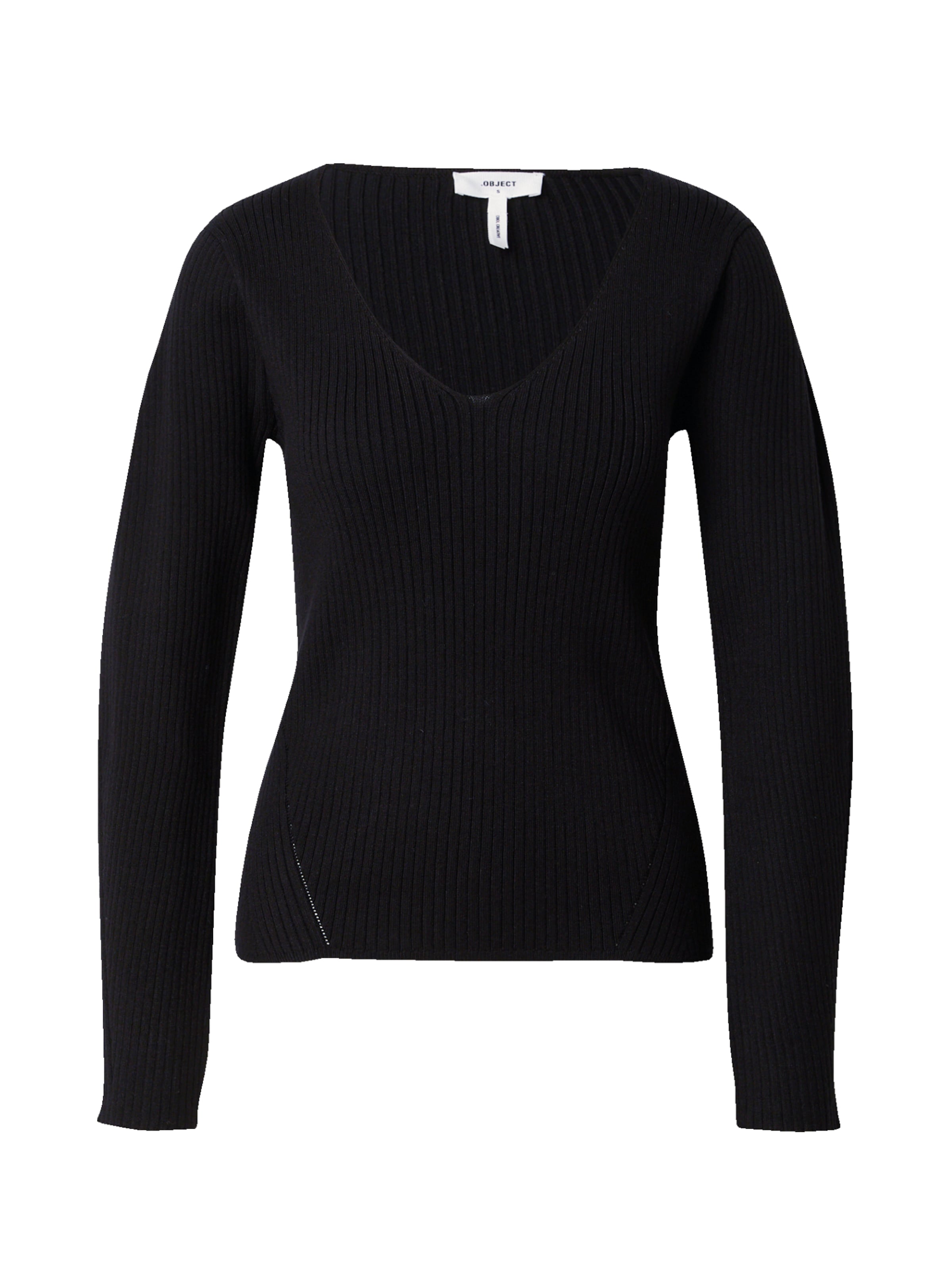 OBJECT Πουλόβερ 'PAULA' σε μαύρο: μπροστά
