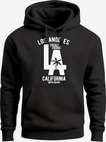 Neverless Sweatshirt 'Los Angeles' in Black: front