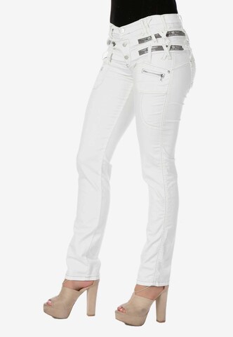 CIPO & BAXX Slim fit Jeans 'Lightning' in White