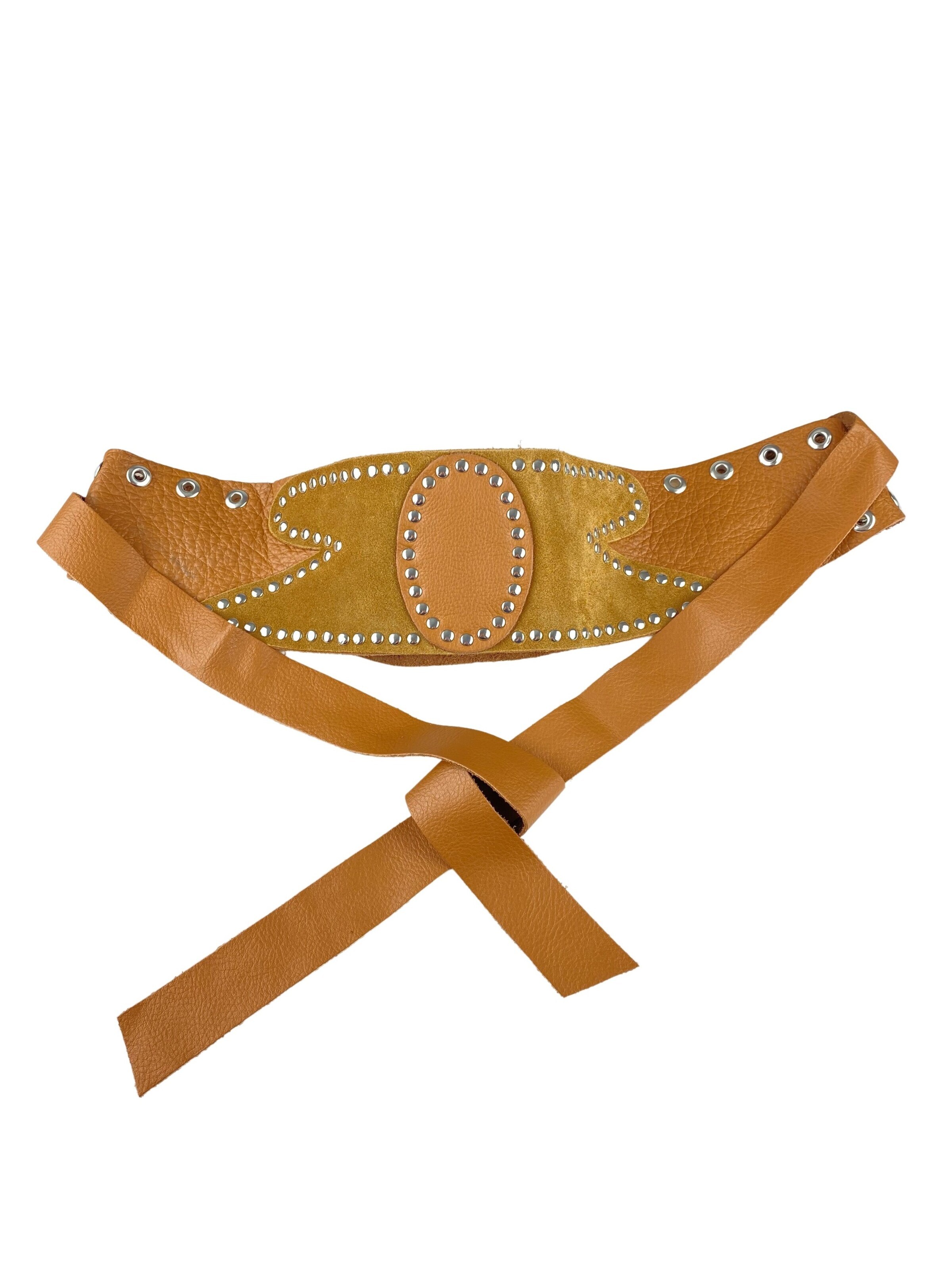 COLLEZIONE ALESSANDRO Belt 'Lianne' in Brown: front
