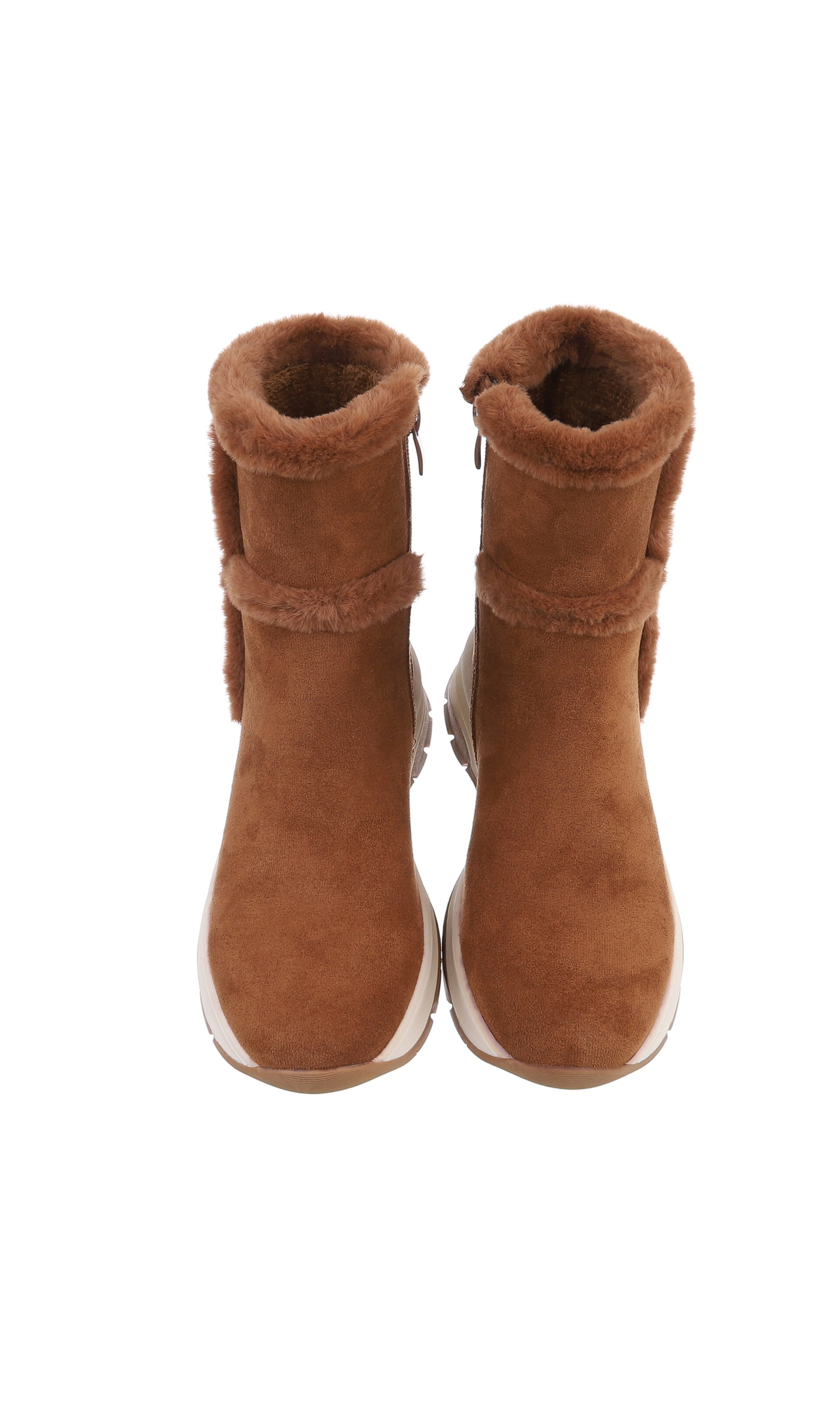 Ital-Design Stiefelette in Braun