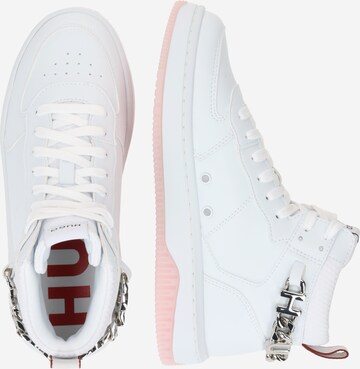 Baskets hautes 'Kilian Hito' HUGO Red en blanc