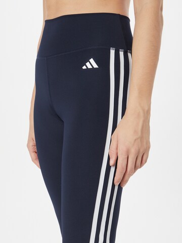 ADIDAS PERFORMANCE Flared Workout Pants 'Essentials ' in Blue