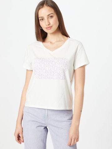 KENDALL + KYLIE Shirt in White: front