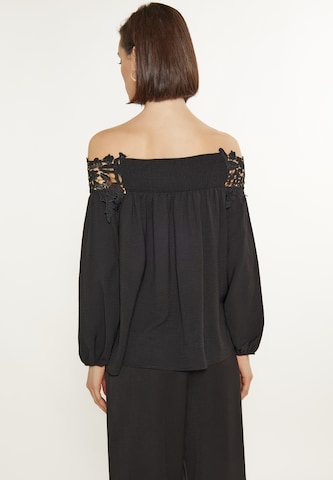 usha BLACK LABEL Blouse in Zwart