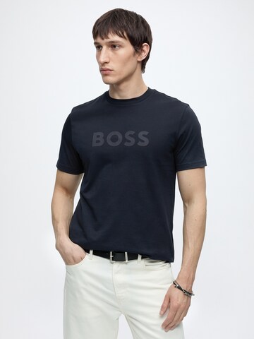 BOSS Shirt in Blauw