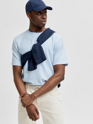 SELECTED HOMME Shirt 'Tristan' in Blauw
