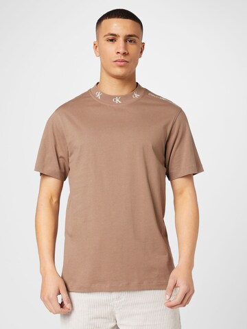 Calvin Klein Jeans Skjorte i brun: forside
