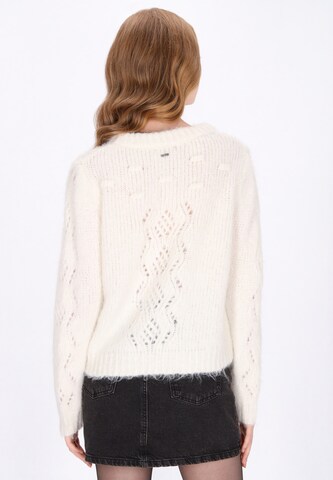 Pull-over DreiMaster Vintage en blanc