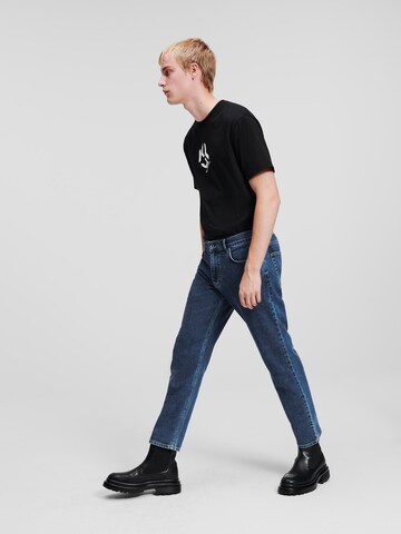 KARL LAGERFELD JEANS Tapered Jeans i blå