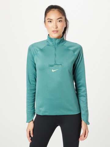 NIKE Functioneel shirt in Groen: voorkant