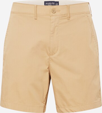 Abercrombie & Fitch Regular Shorts 'ALL DAY 7IN' in Beige: predná strana