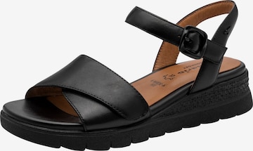 Tamaris Sandale in Schwarz: Vorderseite