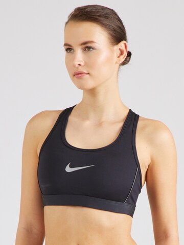 NIKE Bralette Sports bra 'SWSH' in Black: front