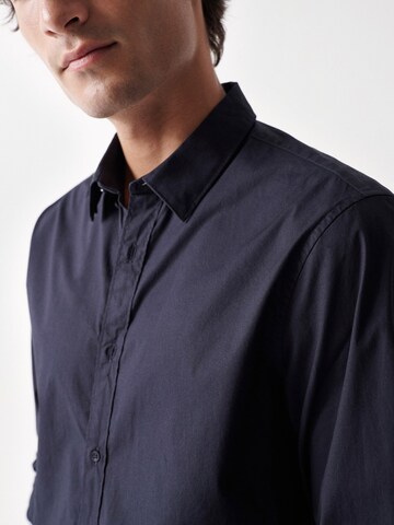 Coupe regular Chemise 'Birmingham' Salsa Jeans en bleu