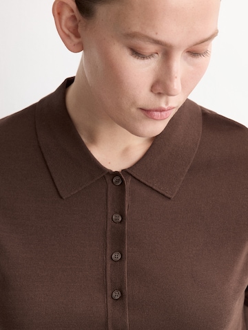 MANGO Pullover 'TENCYP' in Braun