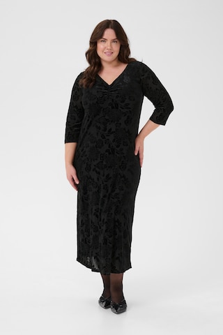KAFFE CURVE Dress 'KCRosie' in Black: front