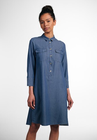 ETERNA Shirt Dress in Blue: front