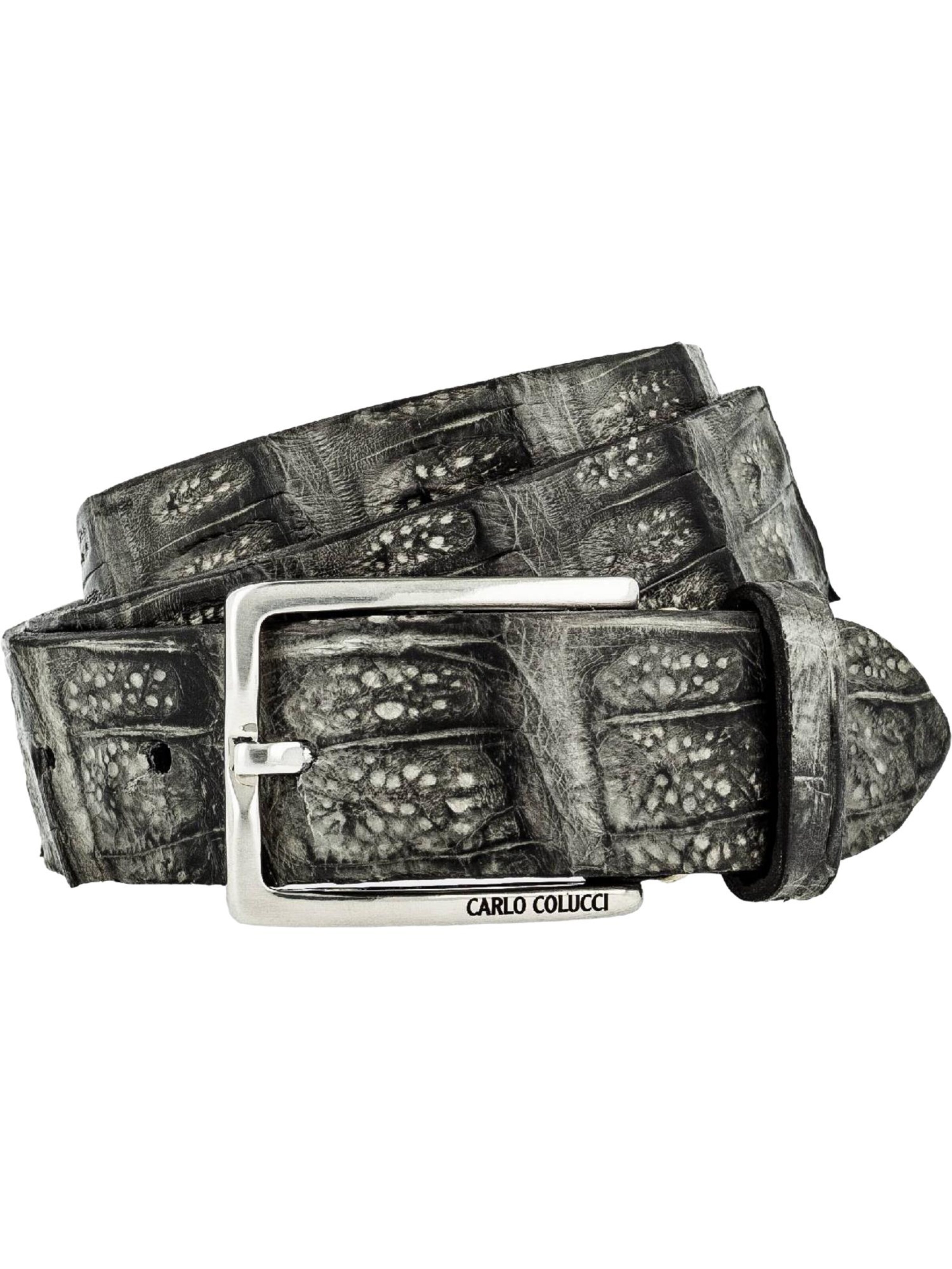 Ceinture 'Ciambrone' Carlo Colucci en gris : devant