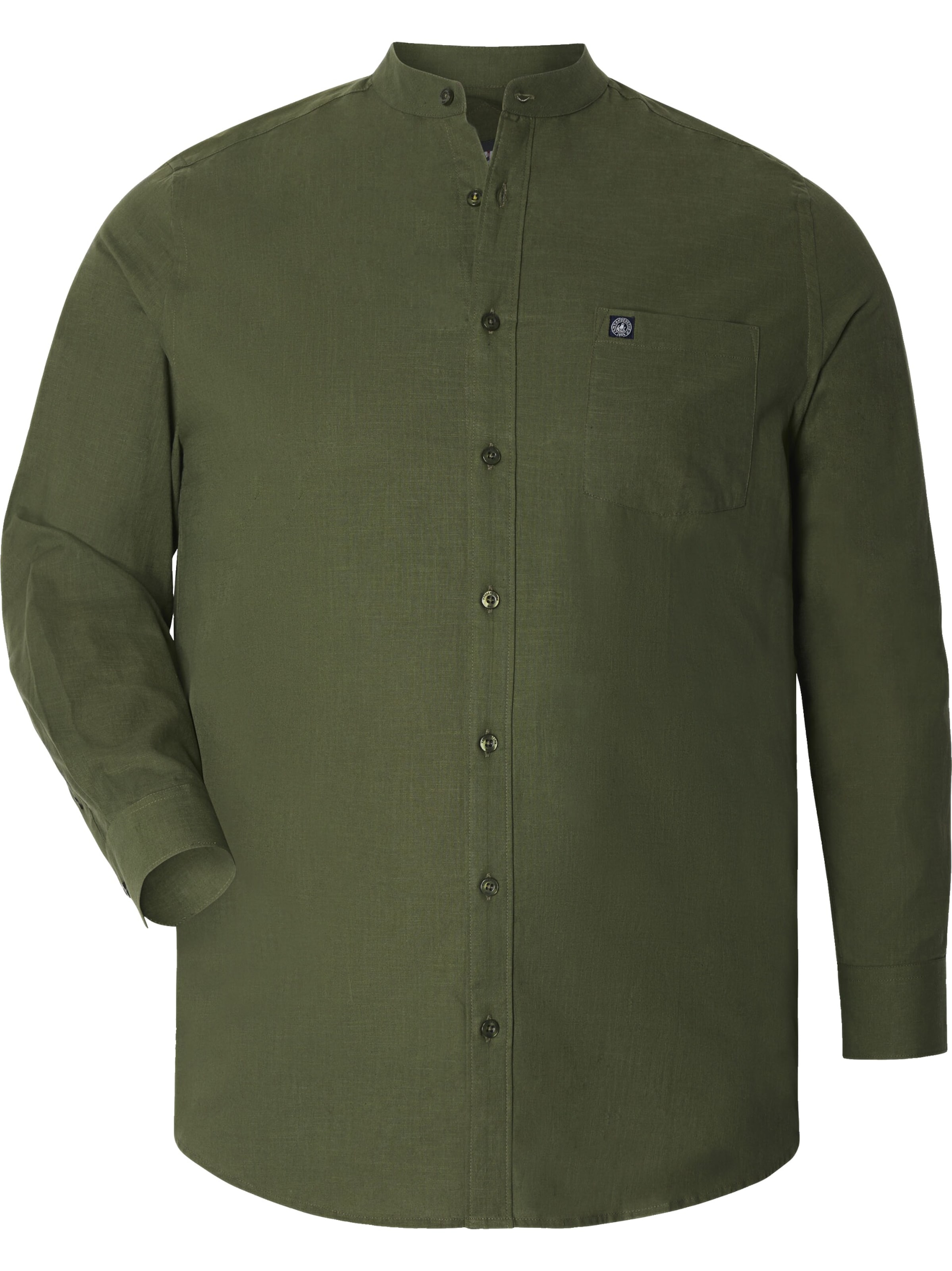 Jan Vanderstorm Comfort fit Button Up Shirt 'Kallu' in Green